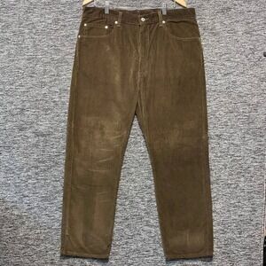 Vintage Levis 505 Corduroy Pants Mens 38x30 Brown Earth Straight Leg Cords